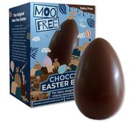 Her Flavour Moo Free Easter Egg Choccy Chocolate Vegan Easter Eggs with Choccy Mini Bar Dairy Free Gluten Free Suitable for Vegetarian & Vegan Thank You Chocolate Gifts 80g