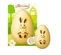 Her Flavour Thorntons Chocolates Milk Easter Eggs White Bunny Gift Set | Chocolate Gifts | Gifts For Women Men Kids | Thank You Chocolate Gifts | Suitable for Vegetarians |151g