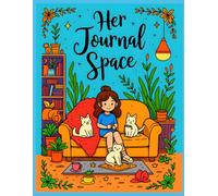 Her Journal Space: Kawaii Cozy Coloring Pages Featuring Cute Girls, Cats, and Home Decor for Teens and Adults