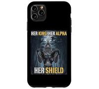 Her King Her Alpha Her Shield Funny Alpha Wolf Meme Case for iPhone 11 Pro Max