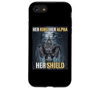 Her King Her Alpha Her Shield Funny Alpha Wolf Meme Case for iPhone SE (2020) / 7/8