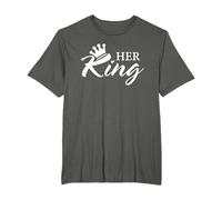 Her King His Queen Pair Couple lovers T-Shirt
