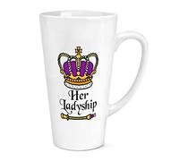 Her Ladyship Crown 17oz Large Latte Mug Cup