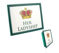 Her Ladyship Laptray Serving Bed Tray Cushion Tray With Crown Print For Women