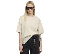 Her Crew Neck T-Shirt with Short Sleeves Ecru