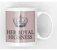 HER Royal Highness - Pink Ceramic Mug New Unique Easy Gift for All Occasions