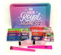 Her Royal Highness Rolling Tray Pink Rolling Tray Rolling Paper Holder Pink Rolling Papers