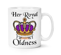 Her Royal Oldness 10oz Mug Cup Old Mum Grandma Parody Funny Pensioner Queen