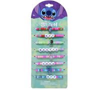 HER Stitch Character Beaded Friendship Bracelets for Kids, 8 Pack, Ages 3+