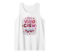 Her Vino Crew Wine Tasting Bachelorette Party Tank Top