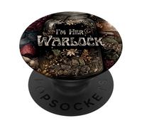Her Warlock His Witch Witchcraft Couple Occult Magick PopSockets Adhesive PopGrip