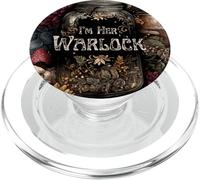 Her Warlock His Witch Witchcraft Couple Occult Magick PopSockets PopGrip for MagSafe