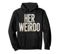 Her Weirdo Love Boyfriend Husband Couple - Pullover Hoodie