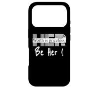 Her worth is priceless, be her encouraging design Case for iPhone 17 Pro