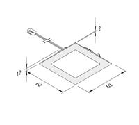 Hera FAQ 58 LED furniture light steel 3-set 3 W 3,000 K
