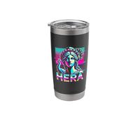 Hera Gr oddess Mythology Ancient Greece Vaporwave Style Stainless Steel Insulated Tumbler