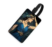 Hera Greek Goddess Mythology Luggage Tags for Suitcases Handbag Tag Labels Travel Accessories Privacy Cover ID Label
