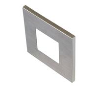 Hera LED recessed wall light Wall F, grey, 0.9 W, 7.5 x 7.5 cm