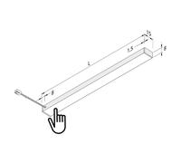Hera LED under-cabinet light Top-Stick FMT, 3,000K, 120cm