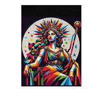 Hera Queen of The Gods Colourful Jigsaw Puzzle for Adults, 500 PCS