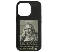 Heraclitus Ancient Greek pre-Socratic Philosopher Quotes Case for iPhone 13 Pro
