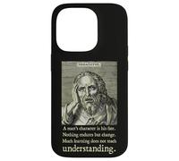 Heraclitus Ancient Greek pre-Socratic Philosopher Quotes Case for iPhone 14 Pro