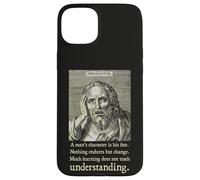 Heraclitus Ancient Greek pre-Socratic Philosopher Quotes Case for iPhone 15 Plus