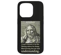 Heraclitus Ancient Greek pre-Socratic Philosopher Quotes Case for iPhone 15 Pro
