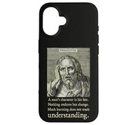 Heraclitus Ancient Greek pre-Socratic Philosopher Quotes Case for iPhone 16