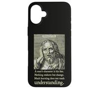 Heraclitus Ancient Greek pre-Socratic Philosopher Quotes Case for iPhone 16 Plus