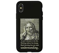 Heraclitus Ancient Greek pre-Socratic Philosopher Quotes Case for iPhone X/XS