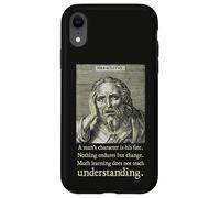 Heraclitus Ancient Greek pre-Socratic Philosopher Quotes Case for iPhone XR