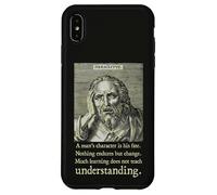 Heraclitus Ancient Greek pre-Socratic Philosopher Quotes Case for iPhone XS Max