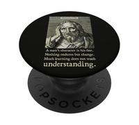 Heraclitus Ancient Greek pre-Socratic Philosopher Quotes PopSockets Adhesive PopGrip