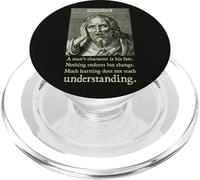 Heraclitus Ancient Greek pre-Socratic Philosopher Quotes PopSockets PopGrip for MagSafe