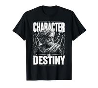 Heraclitus Quote Character is Destiny Greek Philosopher T-Shirt