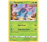 Heracross 006/198 Common Pokemon Card (SWSH Chilling Reign) + 1x TitanCards® Toploader
