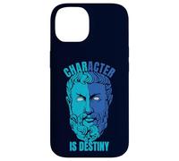 Heraklit Quote Character is Destiny Philosopher Case for iPhone 14