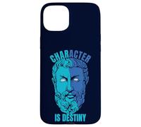 Heraklit Quote Character is Destiny Philosopher Case for iPhone 15 Plus