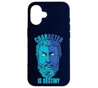 Heraklit Quote Character is Destiny Philosopher Case for iPhone 16