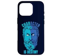 Heraklit Quote Character is Destiny Philosopher Case for iPhone 16 Pro