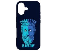 Heraklit Quote Character is Destiny Philosopher Case for iPhone 17