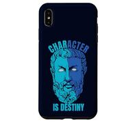 Heraklit Quote Character is Destiny Philosopher Case for iPhone XS Max
