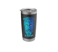 Heraklit Quote Character is Destiny Philosopher Stainless Steel Insulated Tumbler
