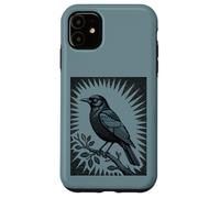 Herald of the Halo Raven Illustration Case for iPhone 11