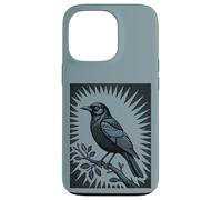 Herald of the Halo Raven Illustration Case for iPhone 13 Pro