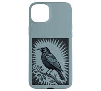 Herald of the Halo Raven Illustration Case for iPhone 15 Plus