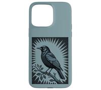 Herald of the Halo Raven Illustration Case for iPhone 15 Pro Max