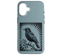 Herald of the Halo Raven Illustration Case for iPhone 16