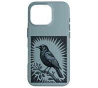 Herald of the Halo Raven Illustration Case for iPhone 16 Pro